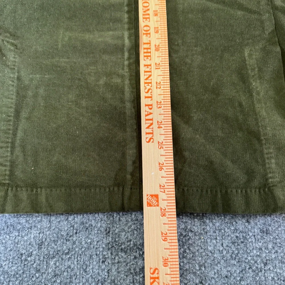 Brooks Brothers Red Fleece Sport Coat Mens 40R Corduroy Slim Olive Green Blazer